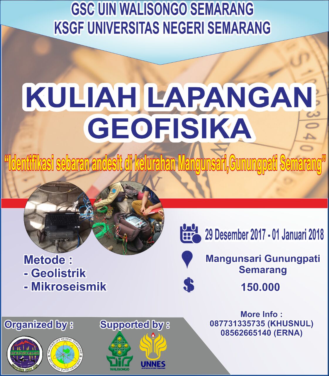 Kuliah Lapangan Geofisika 2017