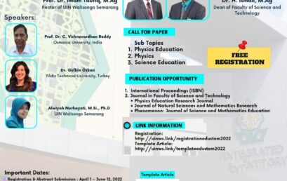 THE 1ST EDU-PHYSICS CONFERENCE 2022 MENYATUKAN NARASUMBER INTERNASIONAL DI UIN WALISONGO SEMARANG