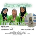 Mahasiswa UIN Walisongo Raih Juara Nasional! Karya Tulis Ilmiah Gemilang Fauziah, Arifah, dan Itsna Menggebrak WSC 2024!